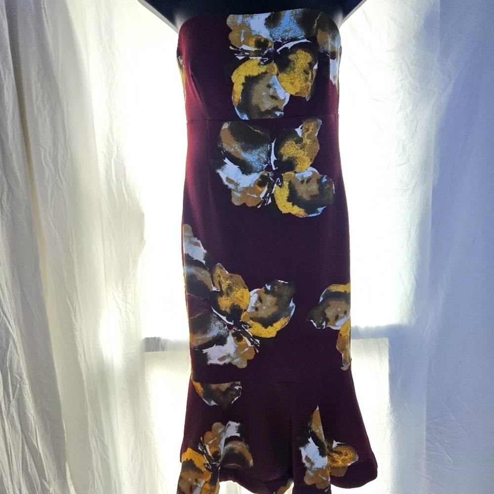 Beautiful Mermaid Floral Dress EUC - Picture 2 of 11